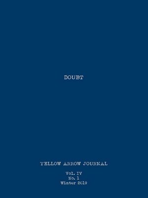 cover image of Yellow Arrow Journal, Doubt